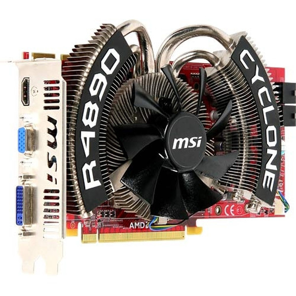 MSI R4890 CYCLONE 1GB GDDR5 graphics card