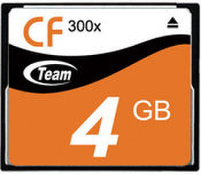 Team Group Compact Flash 4GB 300x 4GB CompactFlash memory card