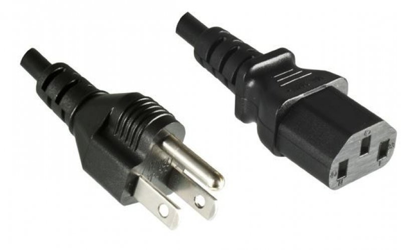Mercodan 580820007 1.8m C13 coupler Black power cable