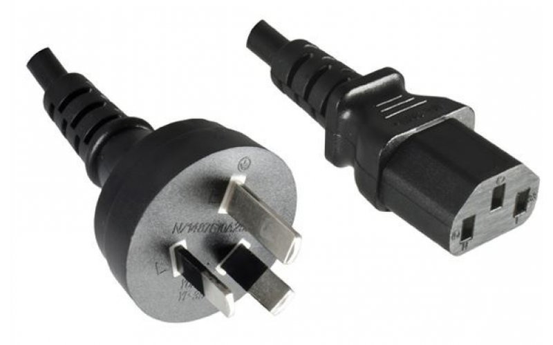 Mercodan 580820011 1.8m C13 coupler Black power cable