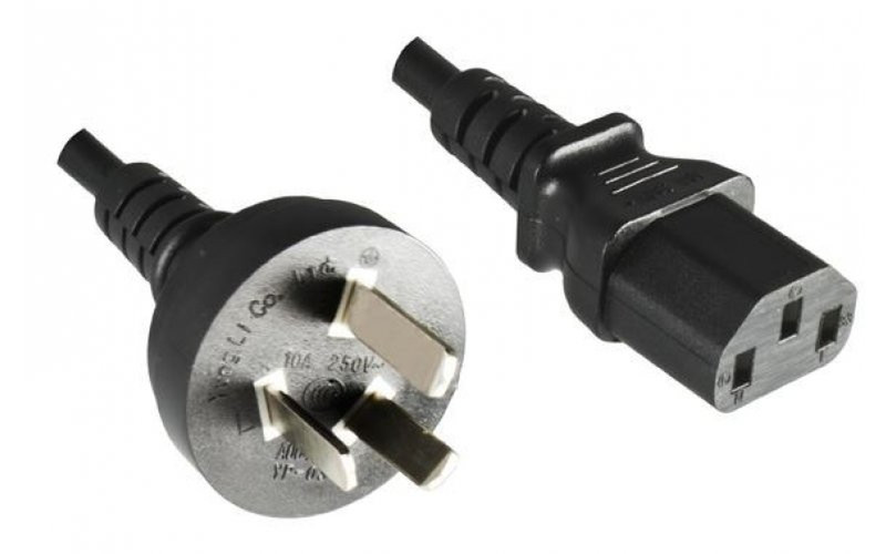 Mercodan 580820013 1.8m C13 coupler C13 coupler Black power cable