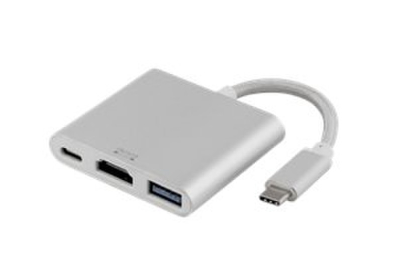 DJI 141225 USB 3.1 (3.1 Gen 2) Type-C 5000Mbit/s Silber Schnittstellenhub