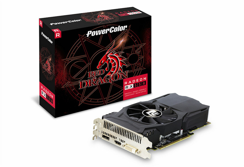 PowerColor Red Dragon Radeon RX 550 Radeon RX 550 2ГБ GDDR5