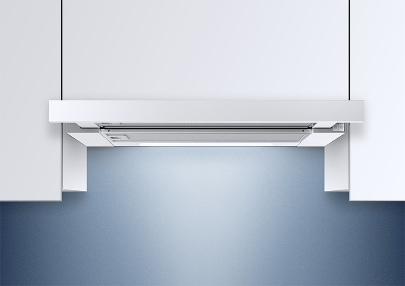 SIBIR 509704 Semi built-in (pull out) 647m³/h A White cooker hood