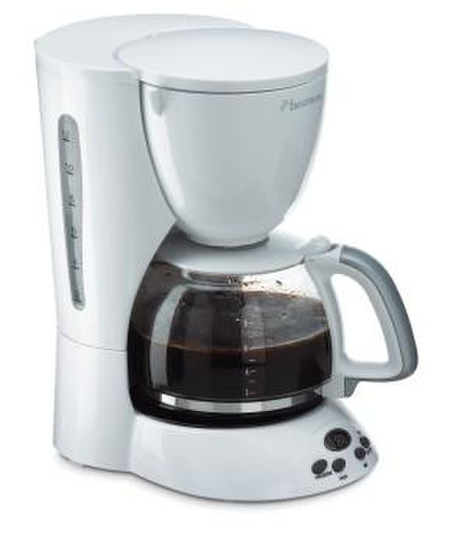 Bestron DCM802E Coffee maker with timer Drip coffee maker 12cups White