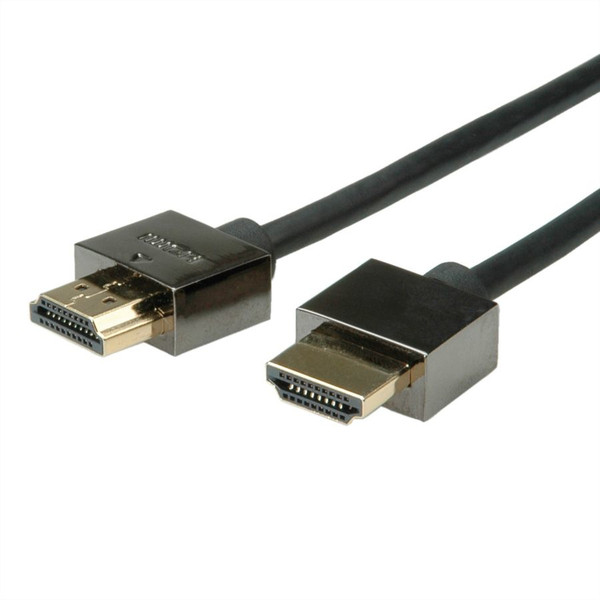 ROLINE HDMI 1m 1м HDMI HDMI Черный HDMI кабель