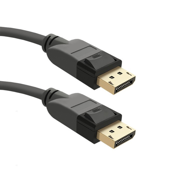 Qoltec 50467 2м DisplayPort DisplayPort Черный DisplayPort кабель