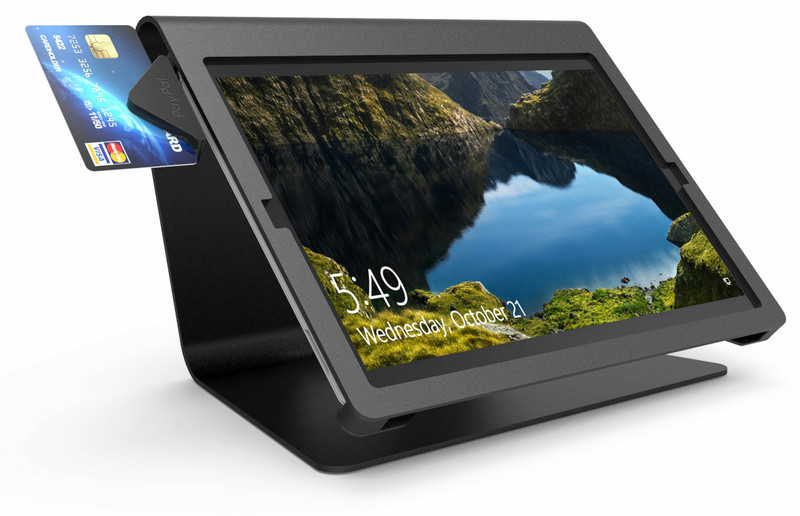 Maclocks Surface POS Kiosk Grau Sicherheitsgehäuse für Tablet