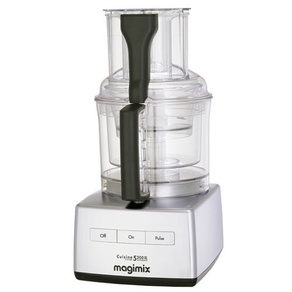 Magimix Cuisine Systeme 5200 XL Zilvergrijs 3.7л Серый, Cеребряный кухонная комбайн