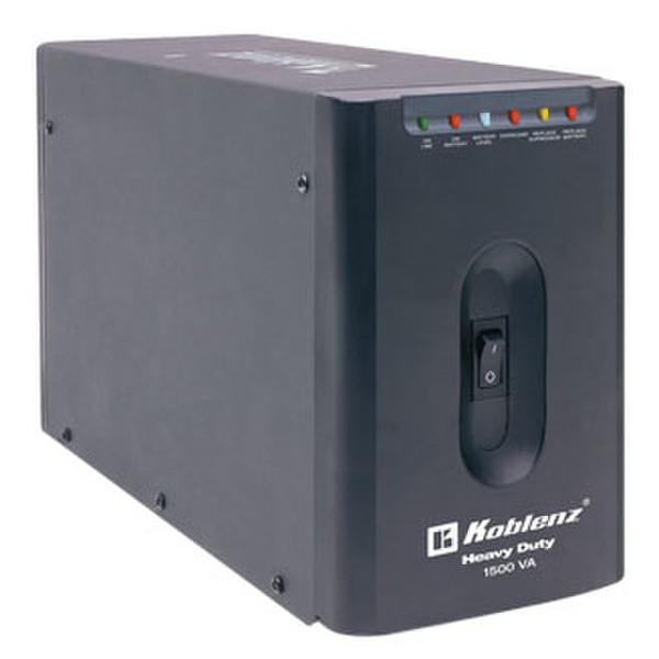 Koblenz 15007-USB/R 1500VA Tower Black uninterruptible power supply (UPS)