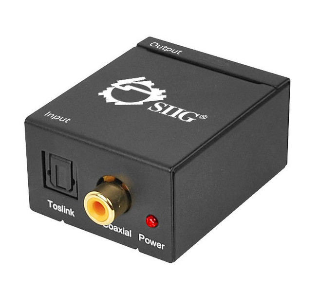 Siig CE-CV0011-S2 Schwarz Audio-Konverter