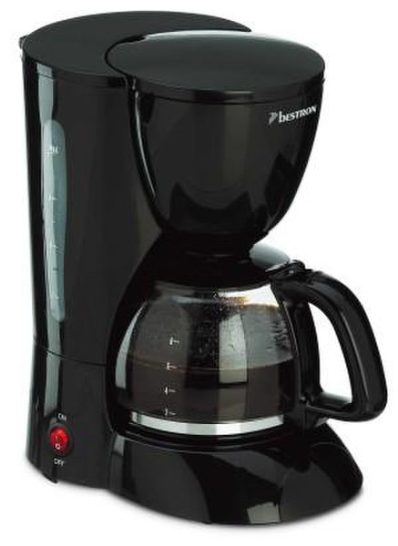 Bestron DCM802Z Coffee maker Капельная кофеварка 12чашек Черный