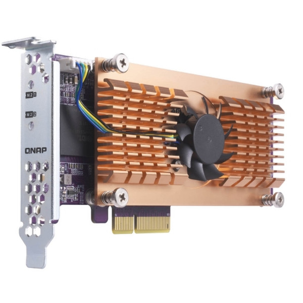 QNAP QM2-2P Внутренний PCIe интерфейсная карта/адаптер