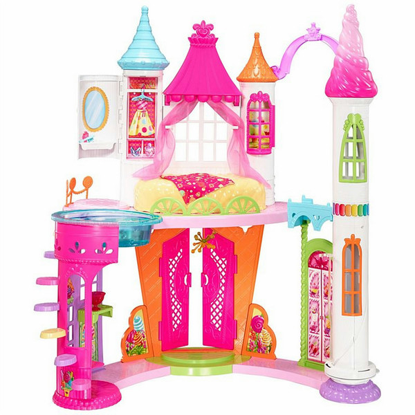 Barbie Dreamtopia Sweetville Castle Пластик кукольный домик