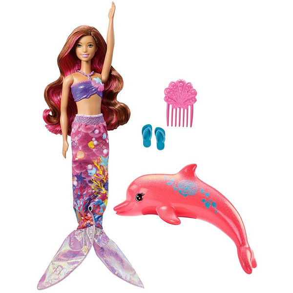 Barbie Dolphin Magic Transforming Mermaid Multicolour doll