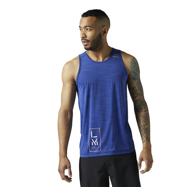 Reebok CE6900 XS Tank top XS Sleeveless Crew neck Blue men's shirt/top