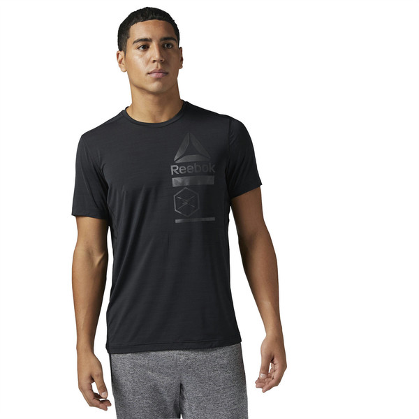 Reebok CE6488 XS T-shirt XS Short sleeve Crew neck Black men's shirt/top