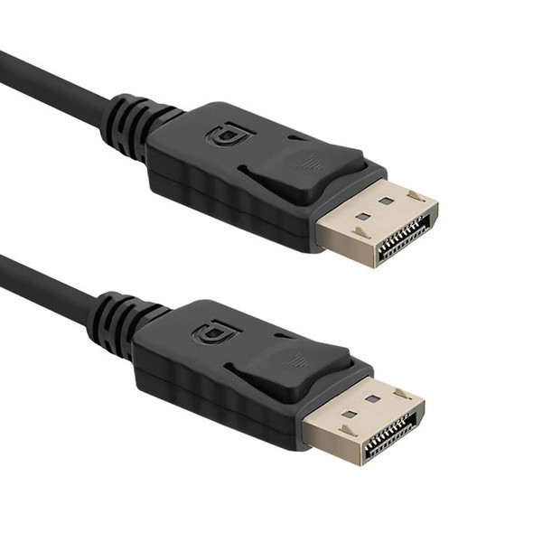 Qoltec 50448 1.5м DisplayPort DisplayPort Черный DisplayPort кабель