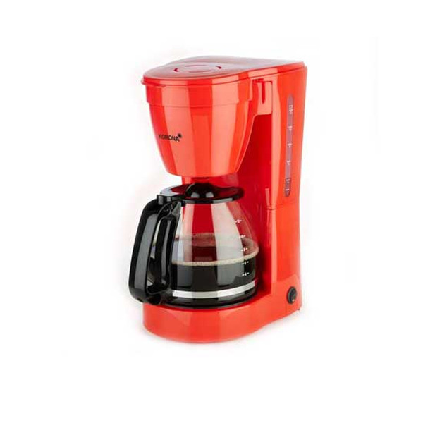 Korona 10117 Freestanding Semi-auto Drip coffee maker 1.5L 12cups Red coffee maker