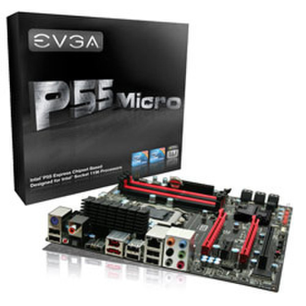 EVGA P55 Micro Socket H (LGA 1156) Микро ATX материнская плата