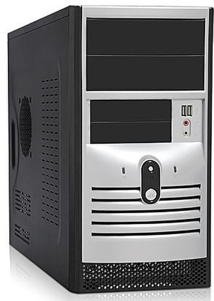 Foxconn TLM-002-NP Mini-Tower Black,Silver computer case