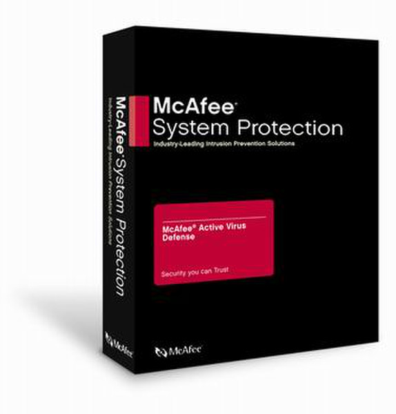 McAfee Active Virus Defense SMB Edition 10Benutzer
