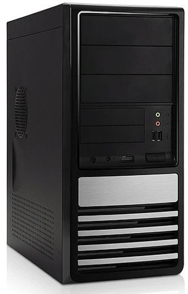 Foxconn TS-689-NP Midi-Tower Black,Silver computer case
