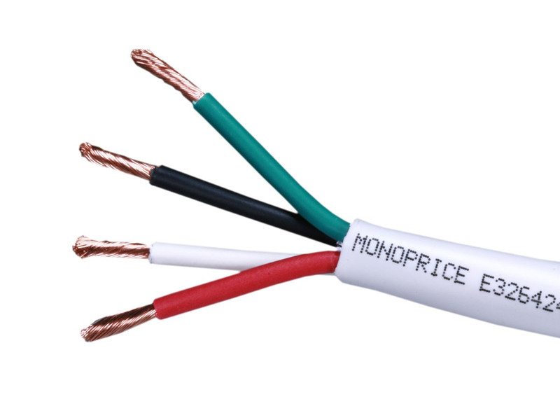 Monoprice 16077 304.8m White audio cable
