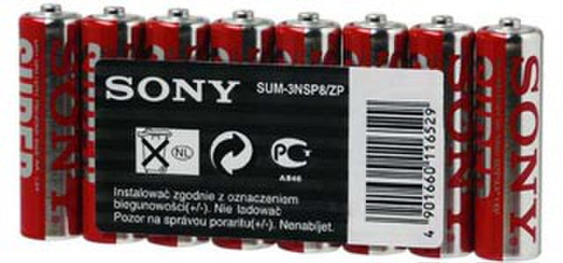 Sony Zinc Carbon battery SUM3NSP8 1.5В батарейки