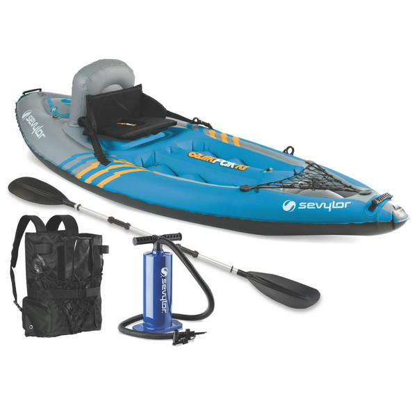 Coleman K1 Quipak 1P Kayak 1person(s) Черный, Синий, Серый Inflatable kayak