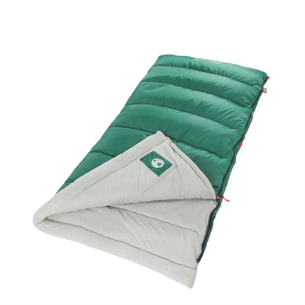 Coleman Aspen Meadows 40 Sleeping Bag Rectangular sleeping bag Полиэстер Зеленый