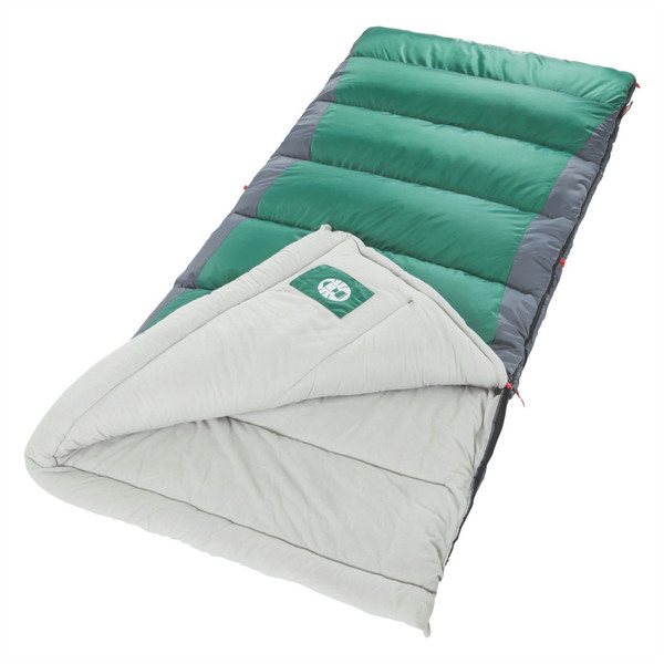 Coleman Autumn Glen 40 Rectangular sleeping bag Ткань, Полиэстер Зеленый, Серый