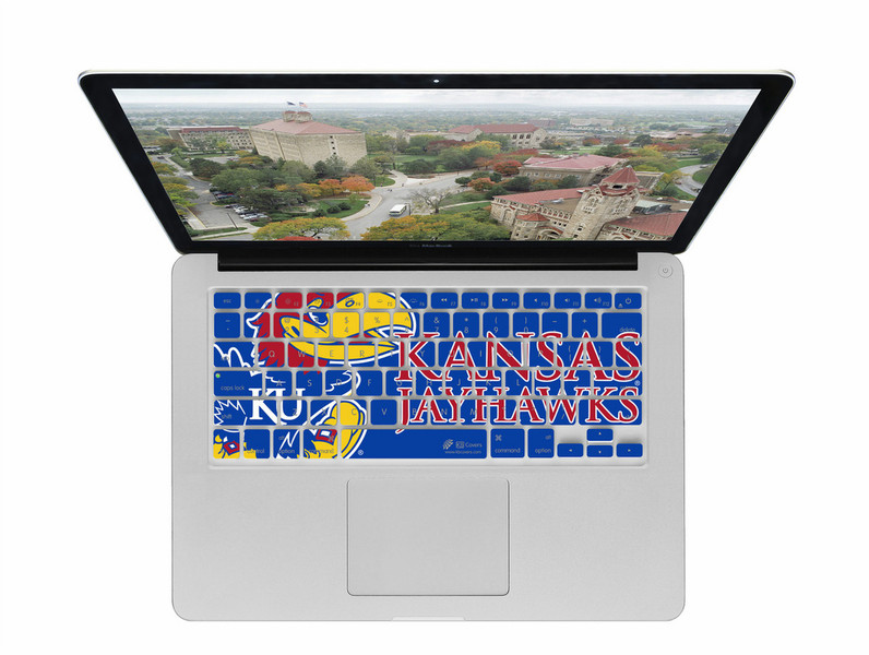 KB Covers Kansas (University of) Keyboard Multicolour mobile device skin/print