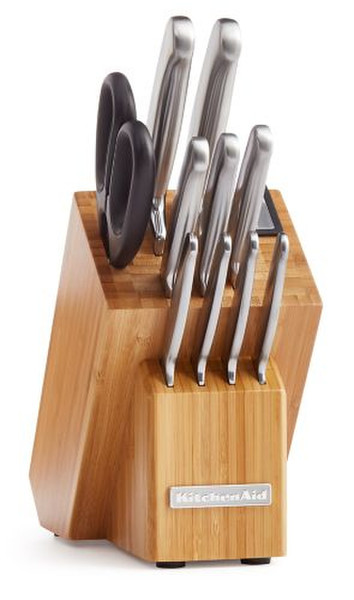 KitchenAid KKFSS12BO 12шт Набор ножей/приборов для приготовления пищи с подставкой наборы кухонных ножей и приборов для приготовления пищи