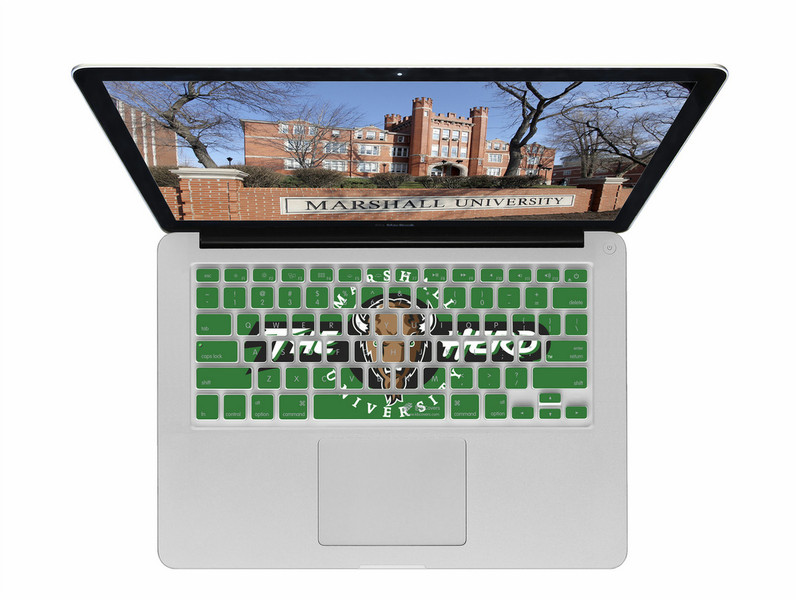 KB Covers Marshall University Tastatur Mehrfarben Hülle & Aufkleber für Mobilgeräte