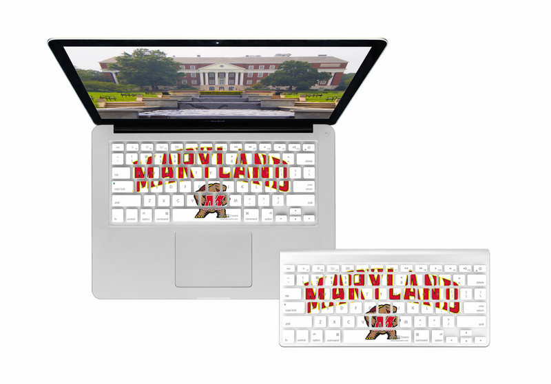 KB Covers University of Maryland Tastatur Mehrfarben Hülle & Aufkleber für Mobilgeräte
