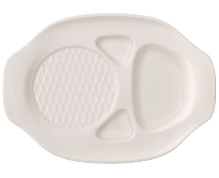 Villeroy & Boch BBQ Passion Bread & butter plate Oval Porcelain White