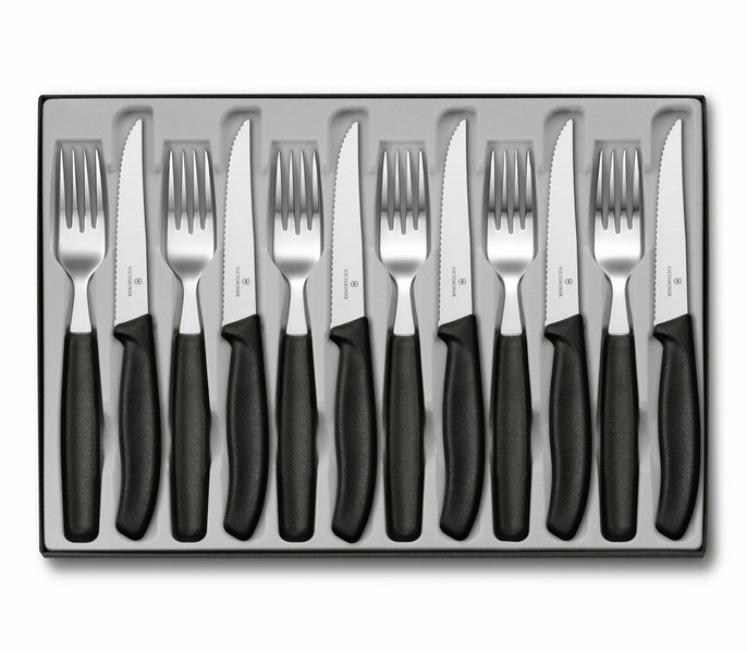 Victorinox 6.7233.12 12шт Набор ножей/приборов для приготовления пищи в футляре наборы кухонных ножей и приборов для приготовления пищи