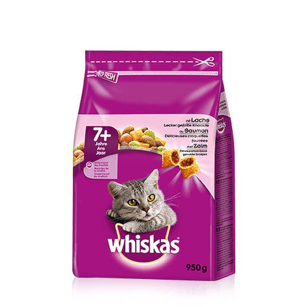 ‎Whiskas 325658 950g Senior Salmon cats dry food