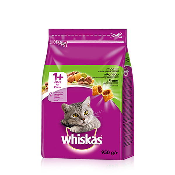 ‎Whiskas 325648 950g Adult Lamb cats dry food