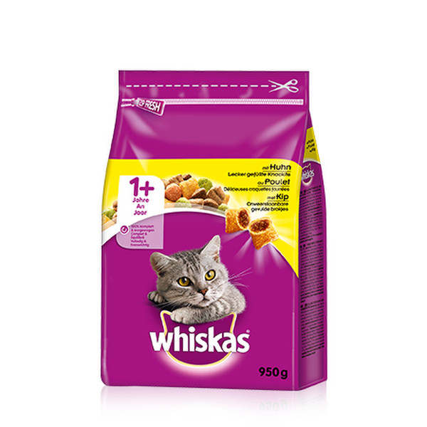 ‎Whiskas 325628 950g Adult Chicken cats dry food