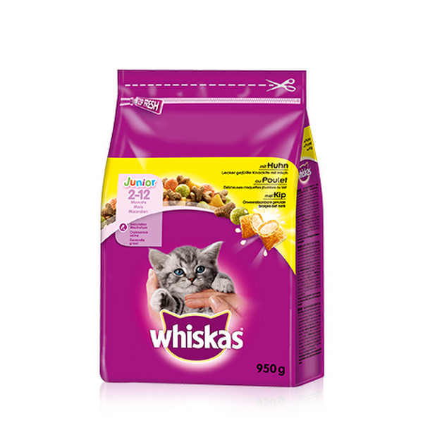 ‎Whiskas 267261 950g Kitten Chicken cats dry food