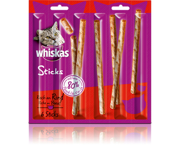 ‎Whiskas 251182/14er Pack Cat 6g Snacks Beef