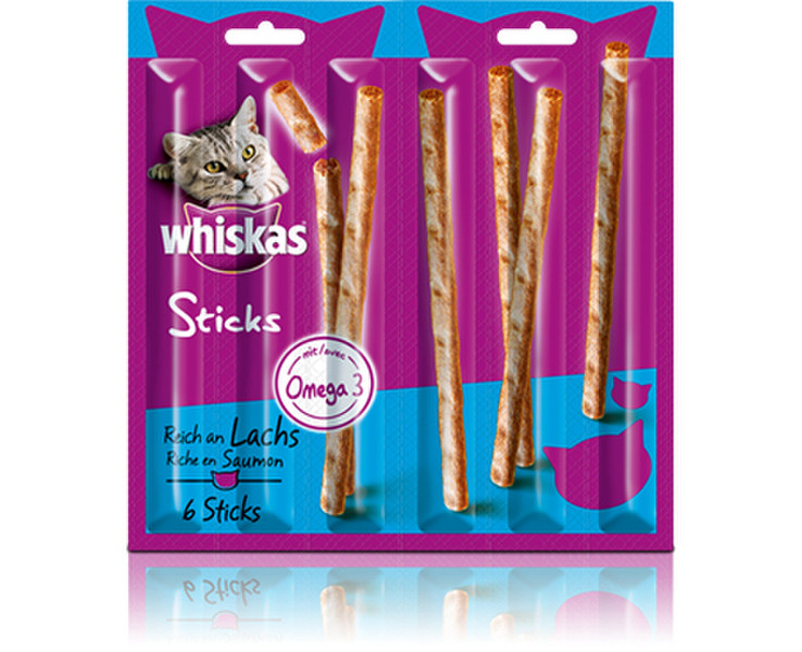 ‎Whiskas 251179/14er Pack Katze 6g Snacks Salmon