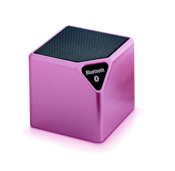 Bigben Interactive BT14RSM 9W Cube Metallic,Pink