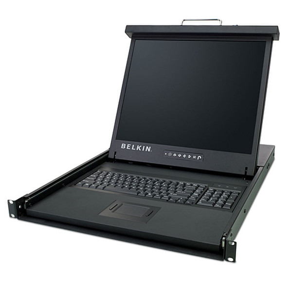 Belkin F1DC102PAUSR Black rack console