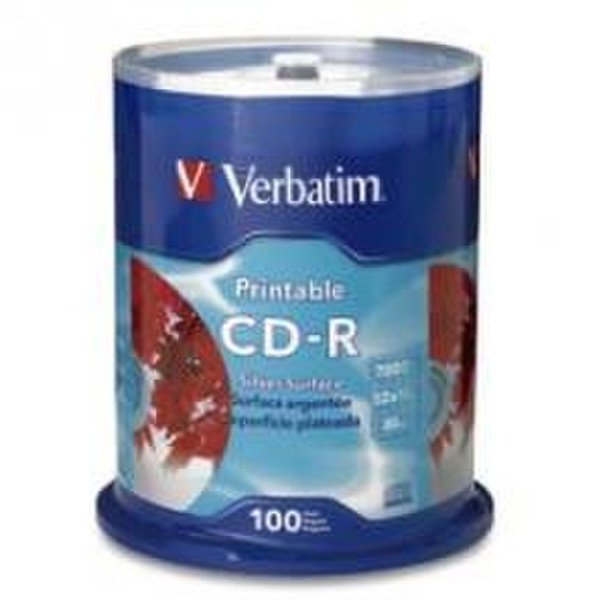 Verbatim CD-R InkJet CD-R 700МБ 100шт
