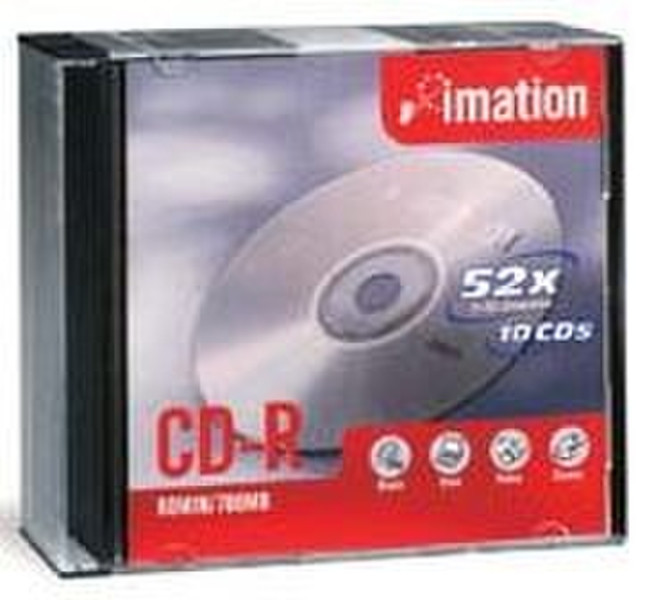 Imation YP010100003 CD-R 700MB 10Stück(e) CD-Rohling