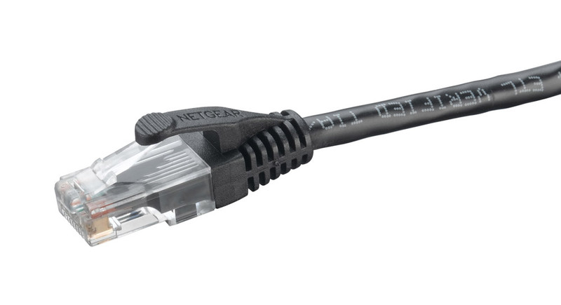 Netgear Cat5e Network Cables: Black, 2.0 m 2м Черный сетевой кабель