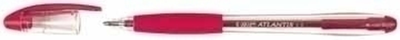 BIC Atlantis Stic Stick ballpoint pen Medium Red 12pc(s)